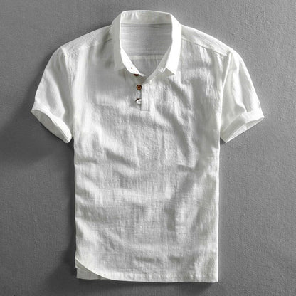 Duane | Linen Polo Shirt 