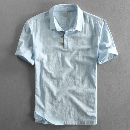 Duane | Linen Polo Shirt 