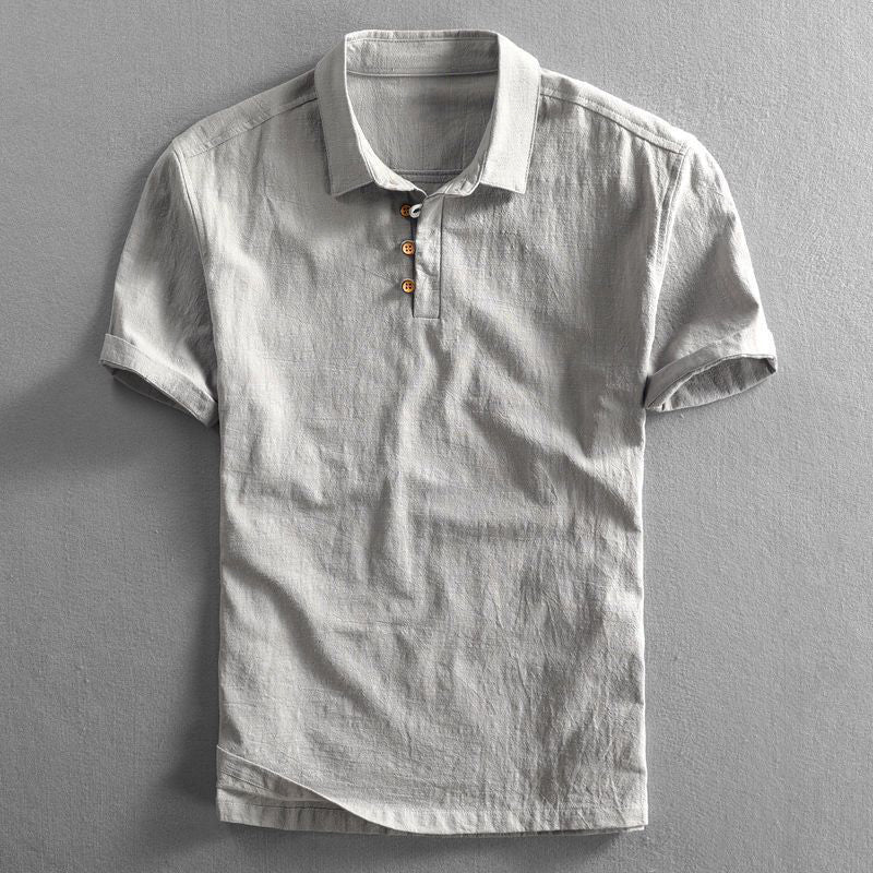 Duane | Linen Polo Shirt 