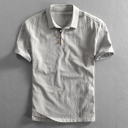 Duane | Linen Polo Shirt 