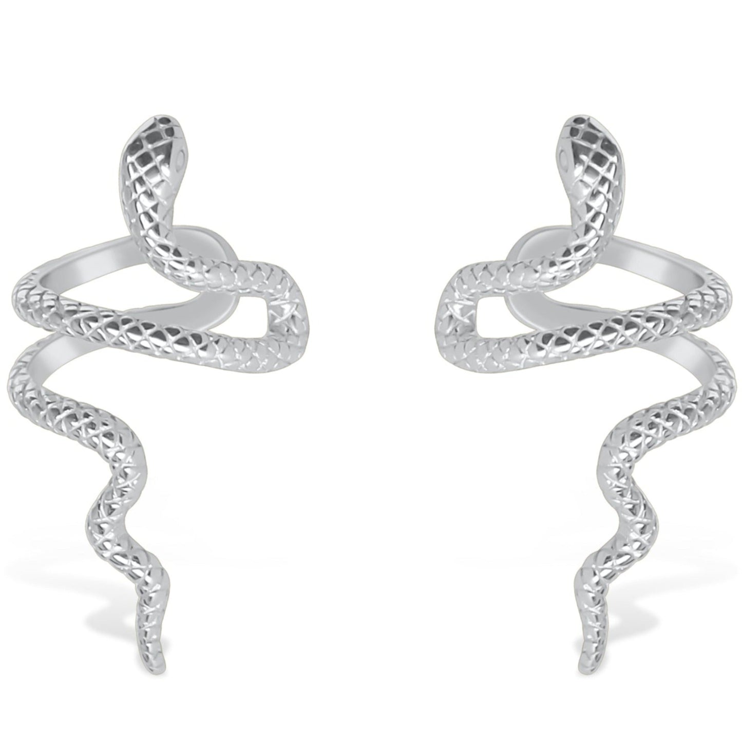 Medusa | Elegant snake earring 