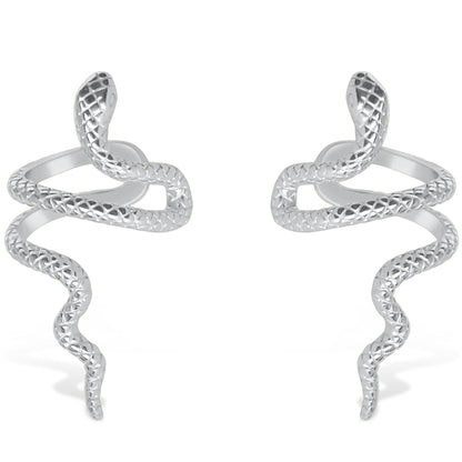 Medusa | Elegant snake earring 