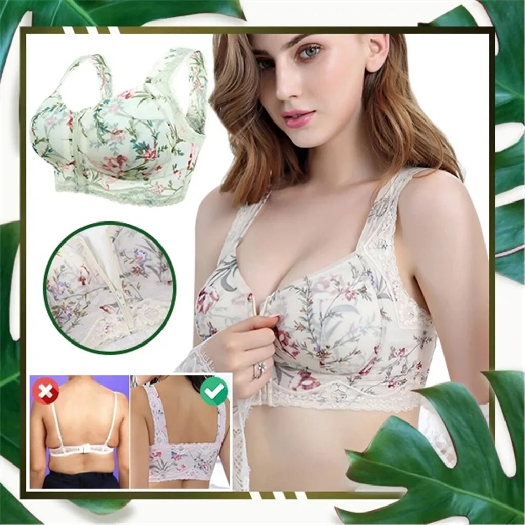 Yesha | חזייה בהדפס פרחים יוקרתית (1+1 בחינם)