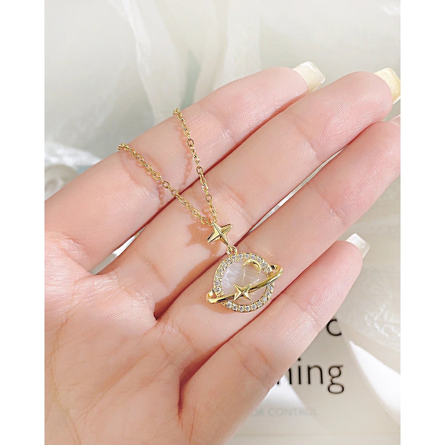 GleamGem | "You are my world" necklace