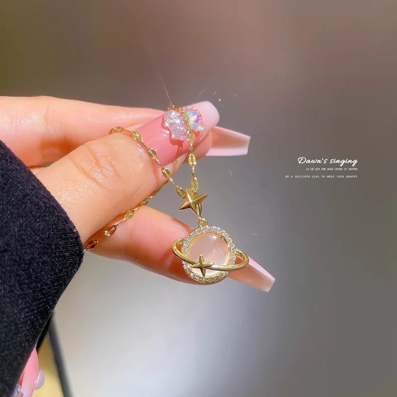 GleamGem | "You are my world" necklace