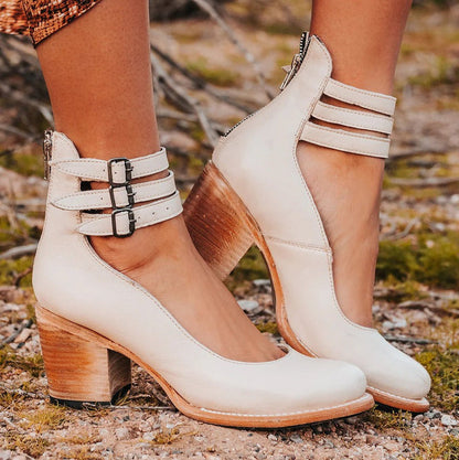 LuxeHeels | סנדלי עקב עבים אלגנטיים