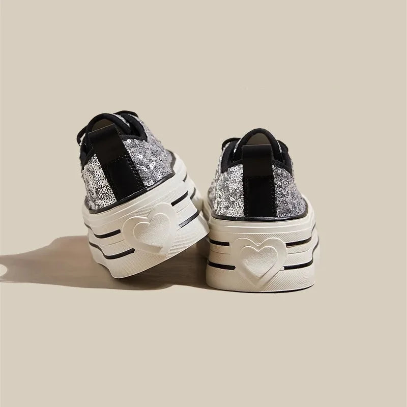ZestZap | Glitter Platform Sneakers 