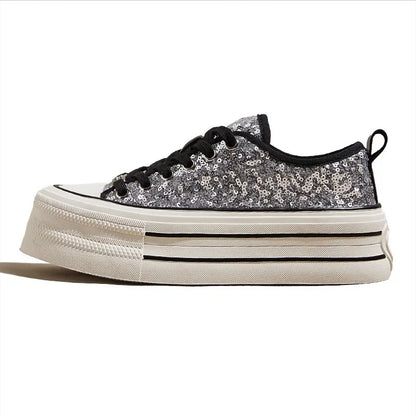 ZestZap | Glitter Platform Sneakers 