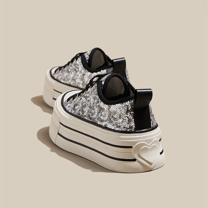 ZestZap | Glitter Platform Sneakers 