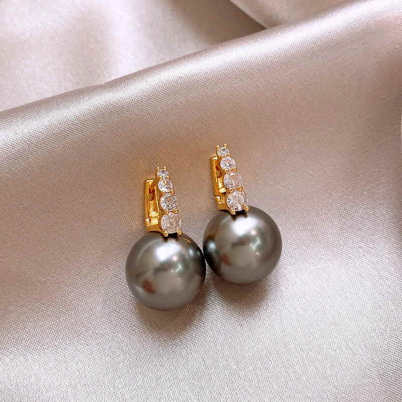 PearLuxe | עגילי פנינה תלויים