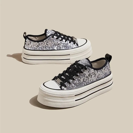 ZestZap | Glitter Platform Sneakers 