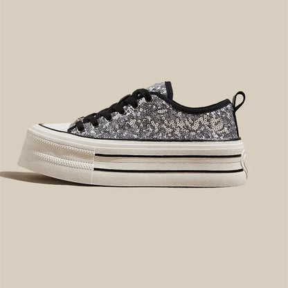 ZestZap | Glitter Platform Sneakers 