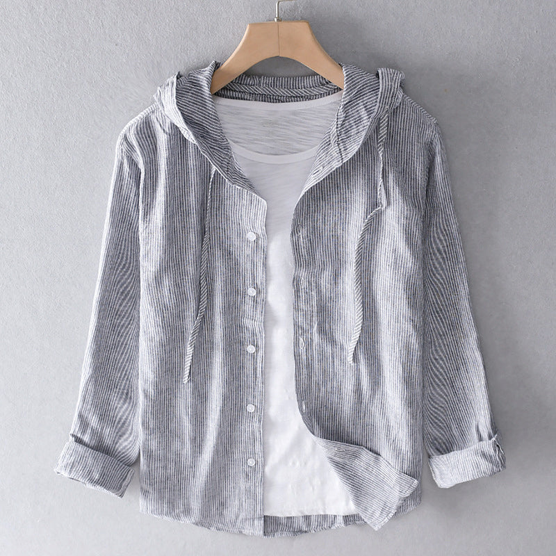 Elvia | Long-sleeved shirt with hoodie 