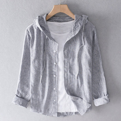 Elvia | Long-sleeved shirt with hoodie 