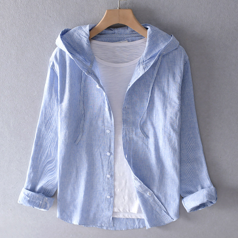 Elvia | Long-sleeved shirt with hoodie 