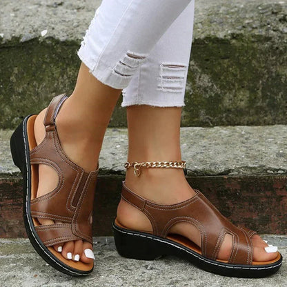 StepWell | Orthopedic Leather Sandals 