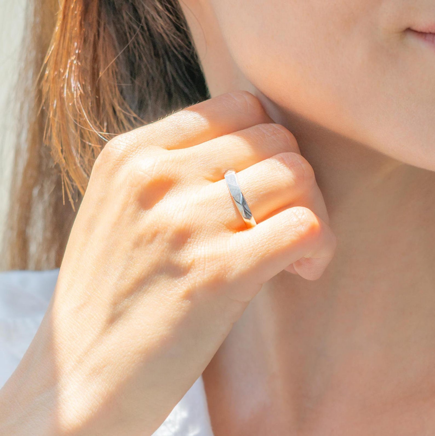LoveStone | S925 Silver Ring Set Glowing Sun 