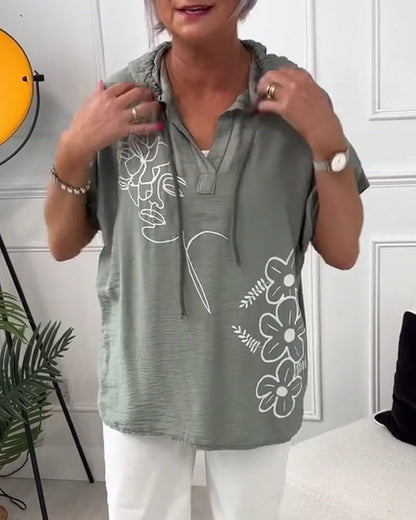 Gloria | חולצה נוחה עם קפוצ'ון