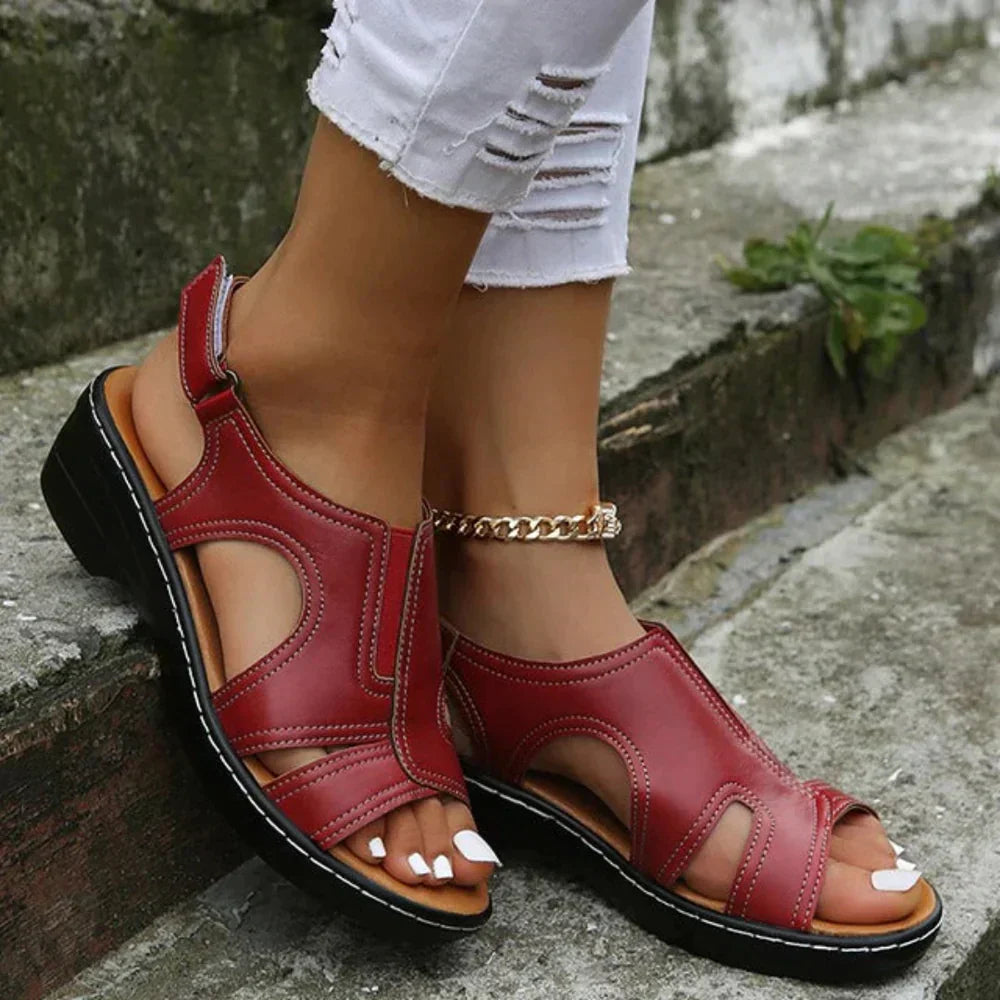 StepWell | Orthopedic Leather Sandals 