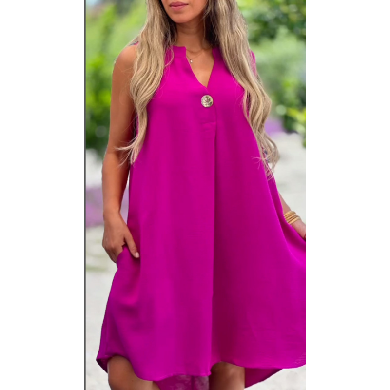 Valeria | Sleeveless V-neck dress