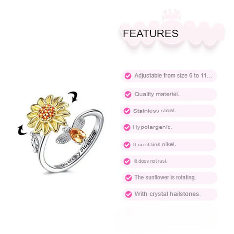 Flora | Elegant flower ring 