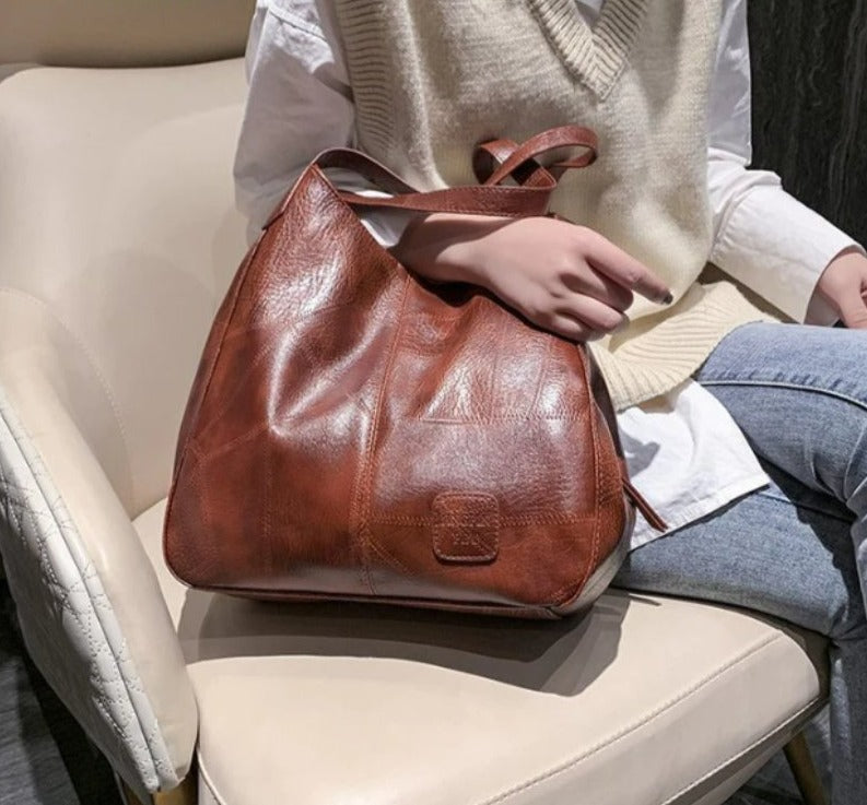 Ivy™ | Elegant vintage leather bag 