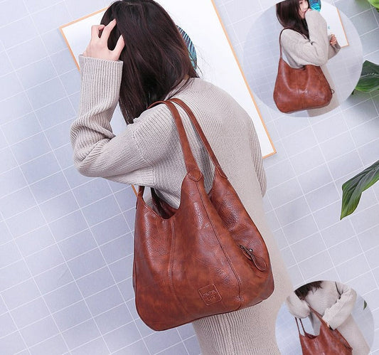 Ivy™ | Elegant vintage leather bag 