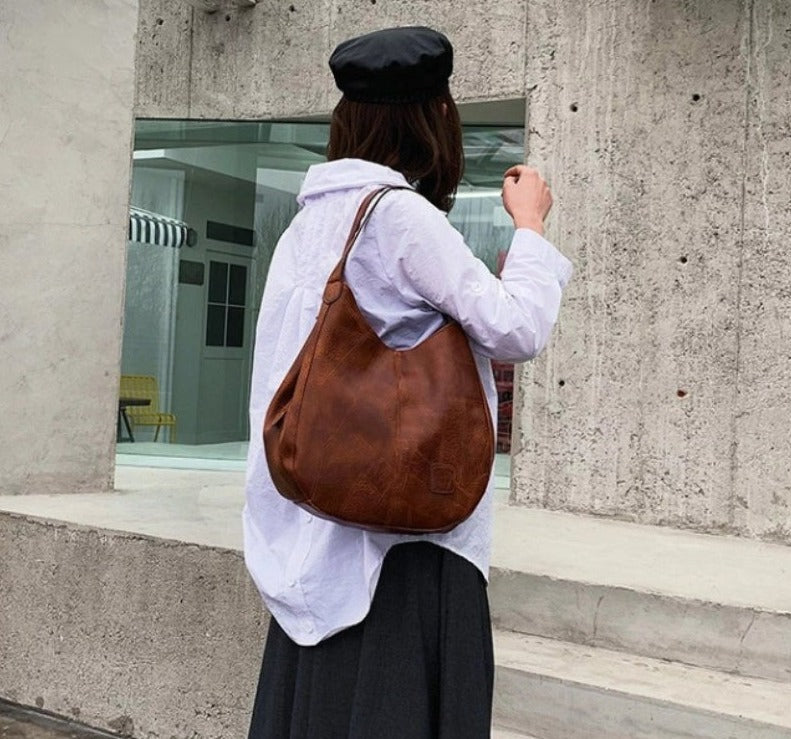 Ivy™ | Elegant vintage leather bag 